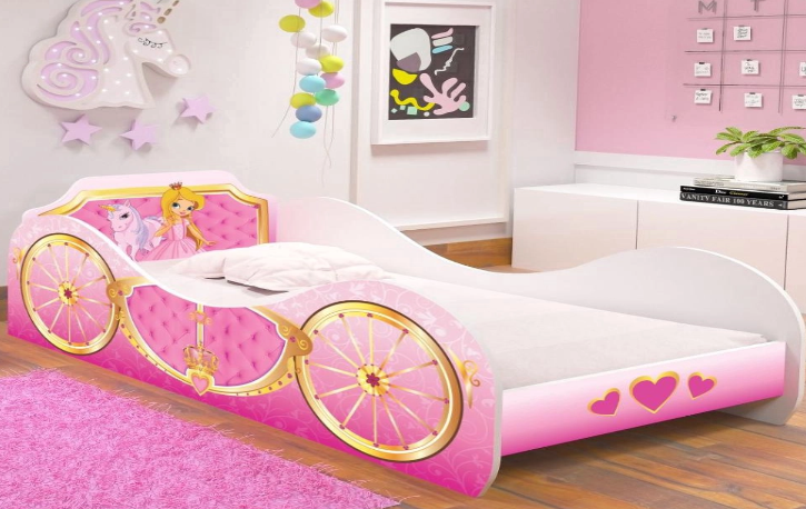 cama infantil para meninas modelo super carro